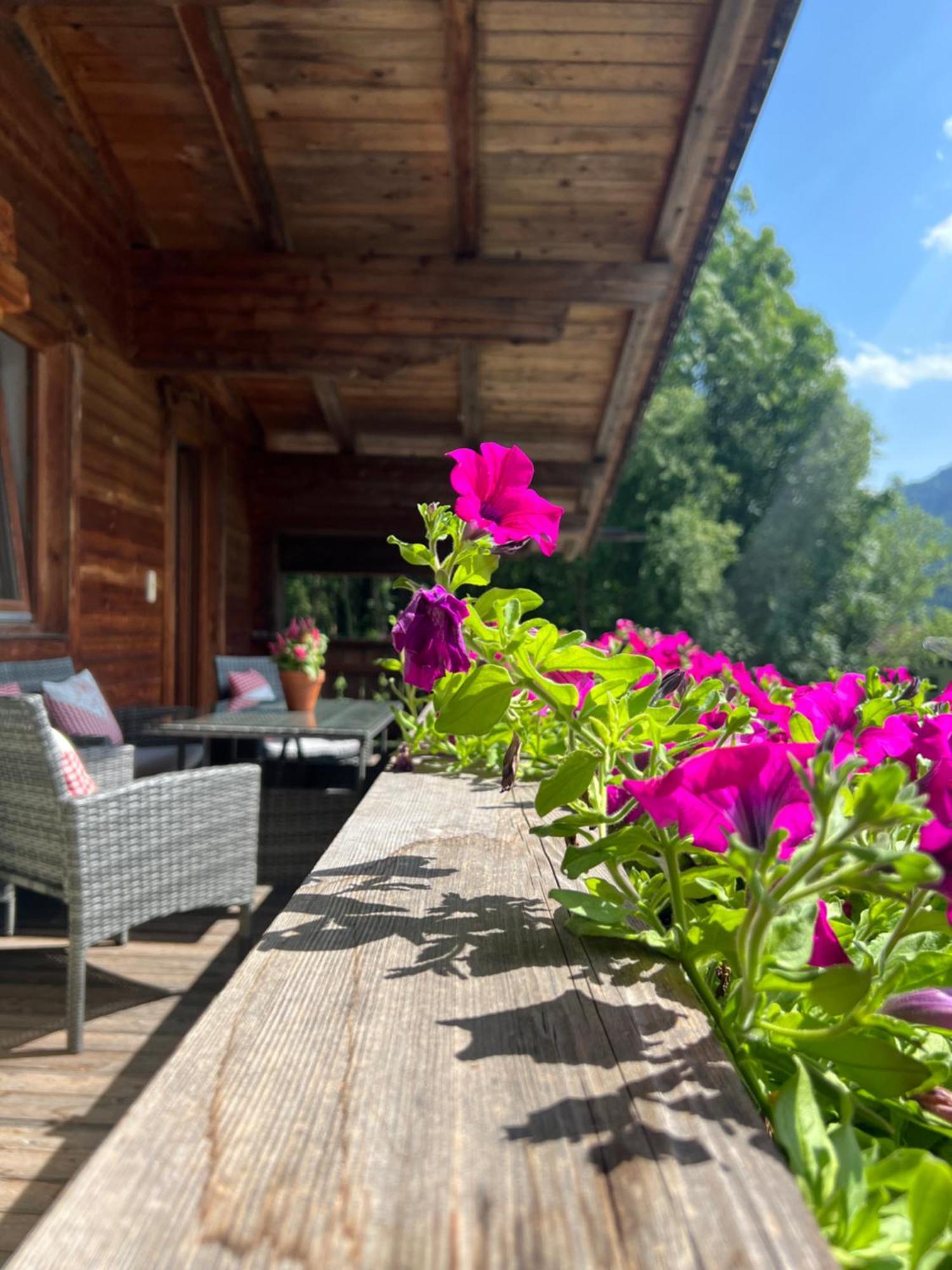 Ferienwohnung Gamsbock Panorama View Balkon, Gartensauna, Garten, Grillplatz Stumm Exterior foto