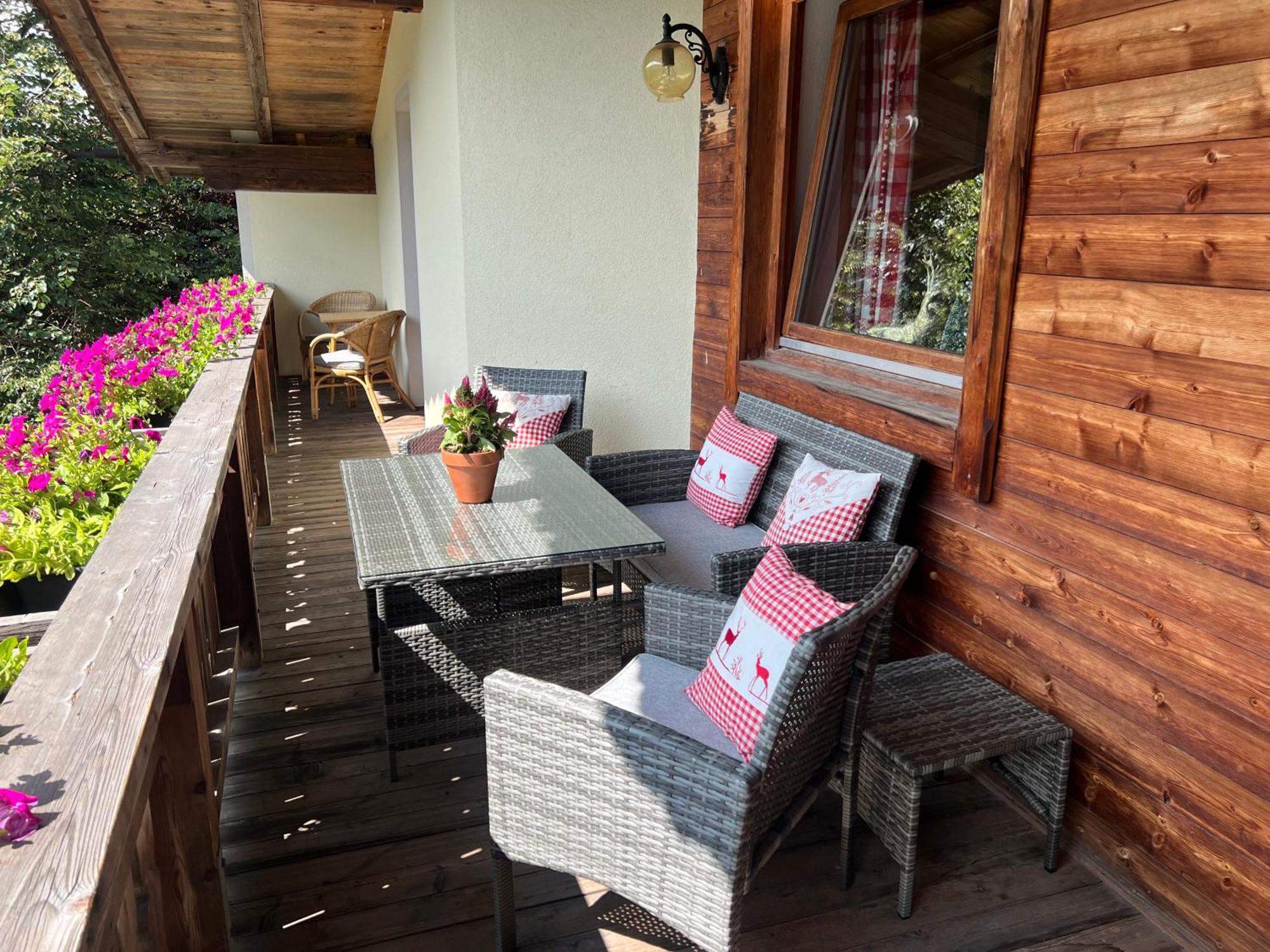 Ferienwohnung Gamsbock Panorama View Balkon, Gartensauna, Garten, Grillplatz Stumm Exterior foto